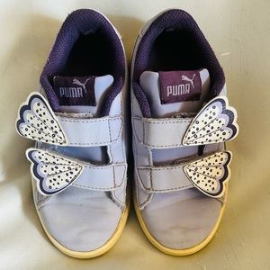 Purple butterfly pumas